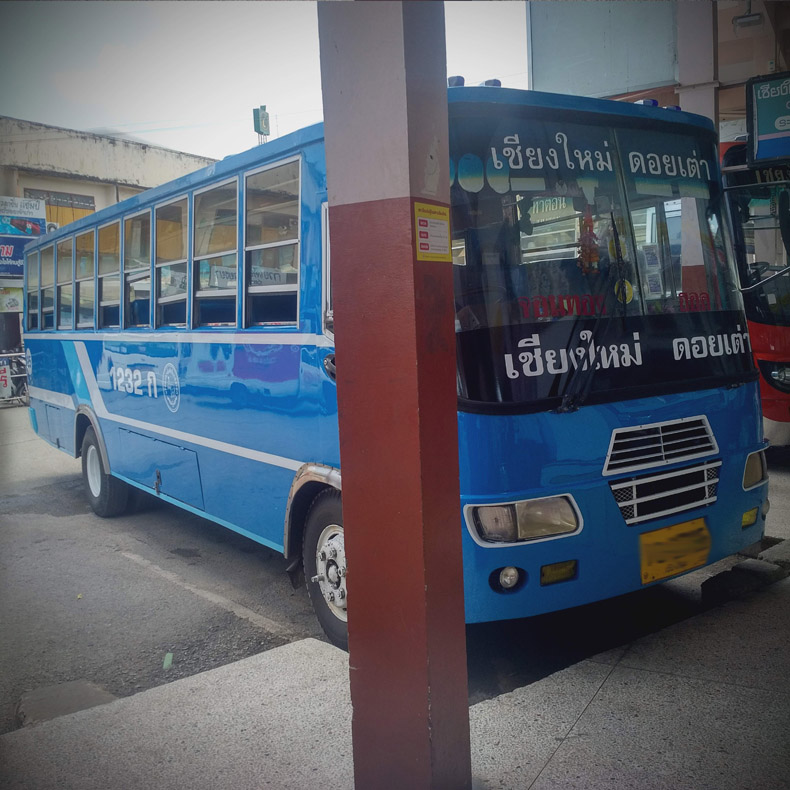 bus Chiangmai [ Chang Phueak -  Doi Toa ] (1232)